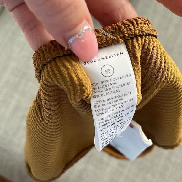 Good American‎ Bikini Bottoms Womens Size 5 6 XXL XXXL Brown - Picture 6 of 7